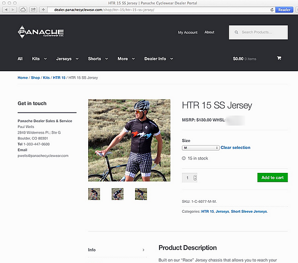 Panache cycle hotsell wear